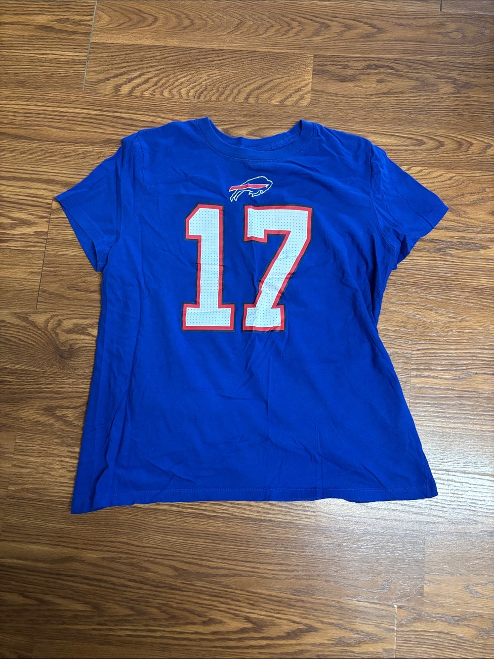 Nike Blue Buffalo Bills #17 Short Sleeve Tee